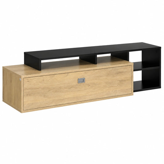 Meuble TV, pour le salon, 132 x 39 x 45,5 cm