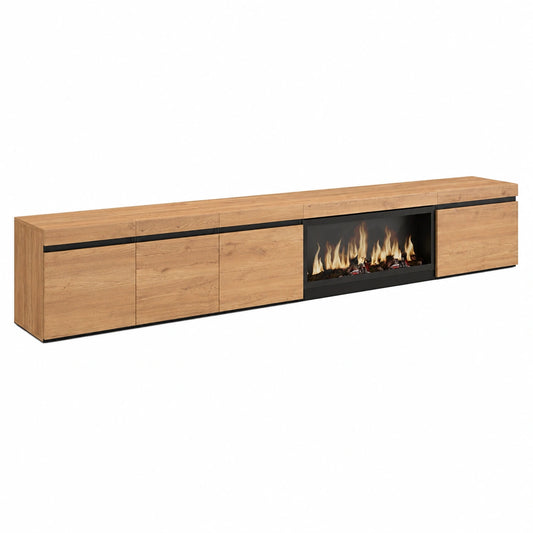 Meuble polyvalent, pour les espaces de vie, avec rangement, coloris noir, 45 cm de largeur